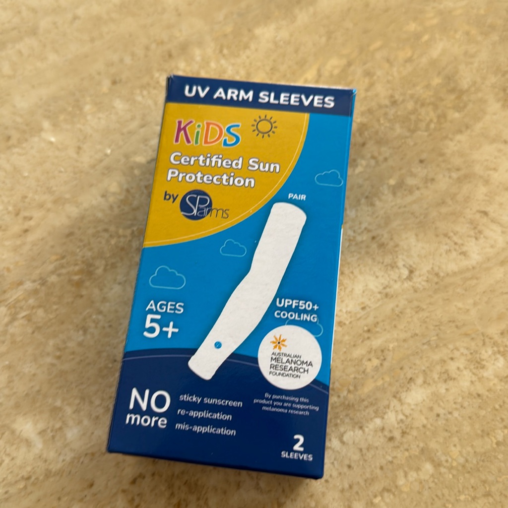 Kids Sun Protection Sleeves White Sunscreen Sunscreen